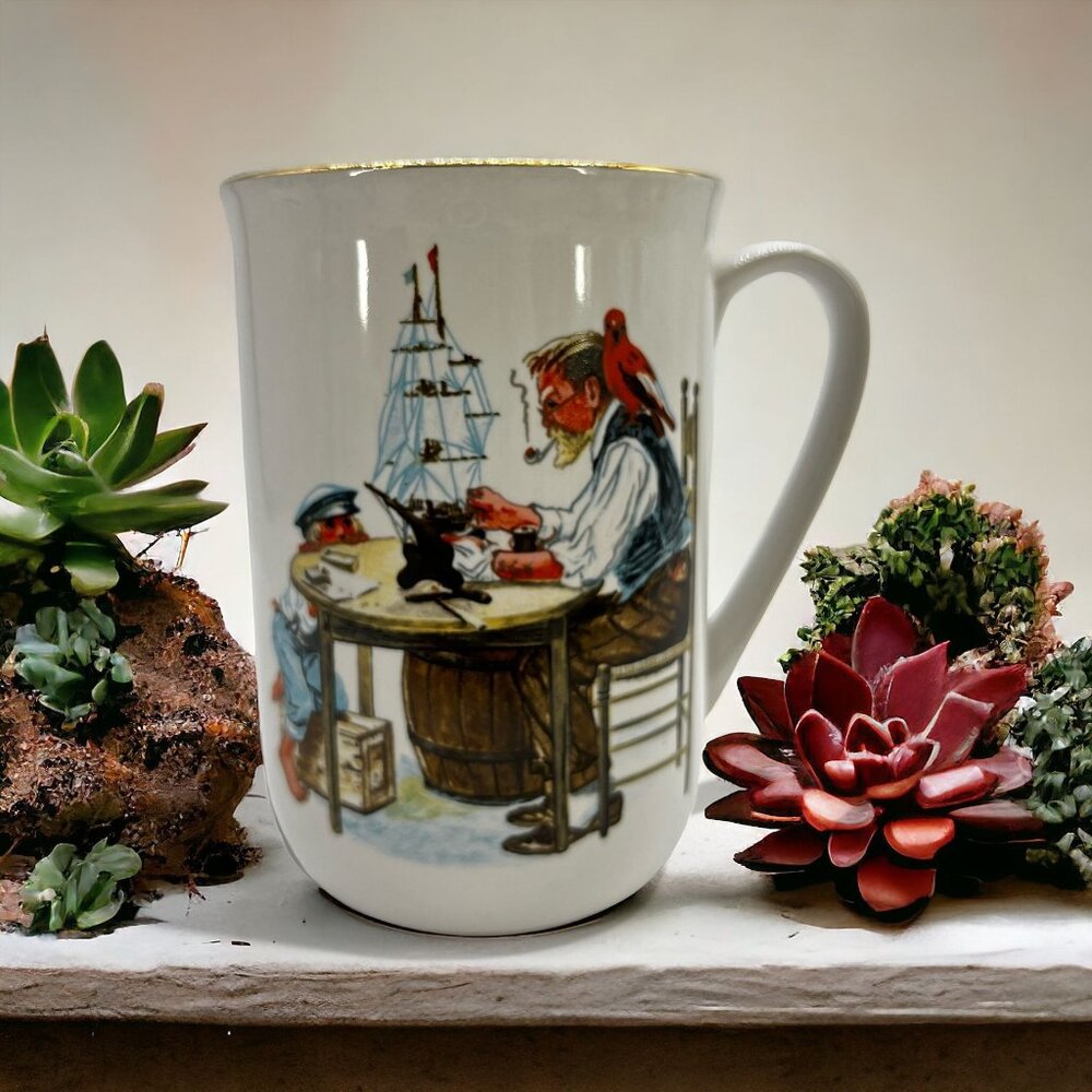 1996 For a good boy Inspired By The Art Of Norman Rockwell, Cup Mug